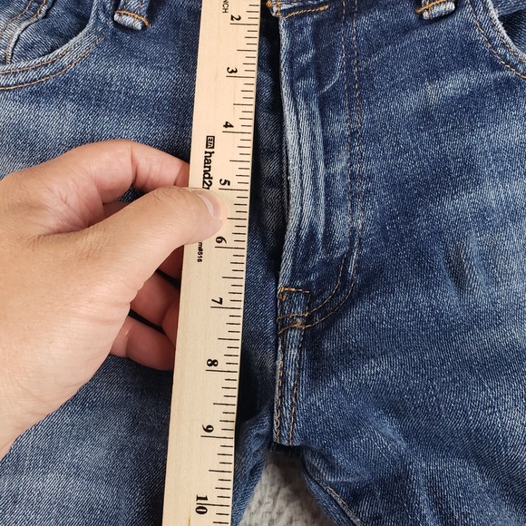 Polo Ralph Lauren Jeans Mens 33x31 Denim The Varick Slim Straight Distressed - Picture 7 of 15